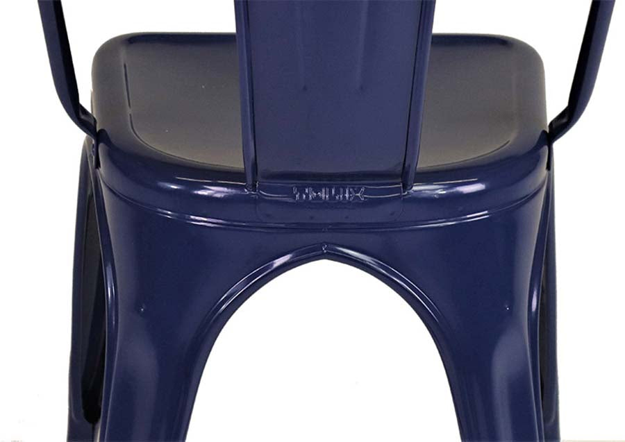 <tc>Tolix</tc>: Chaise de café - Rénovée
