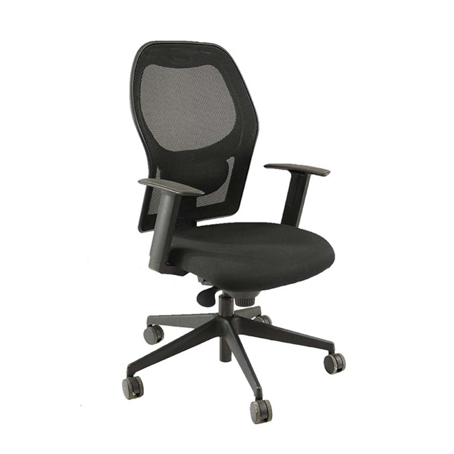Verco: Chaise de tâche avec dos en mesh - rénové