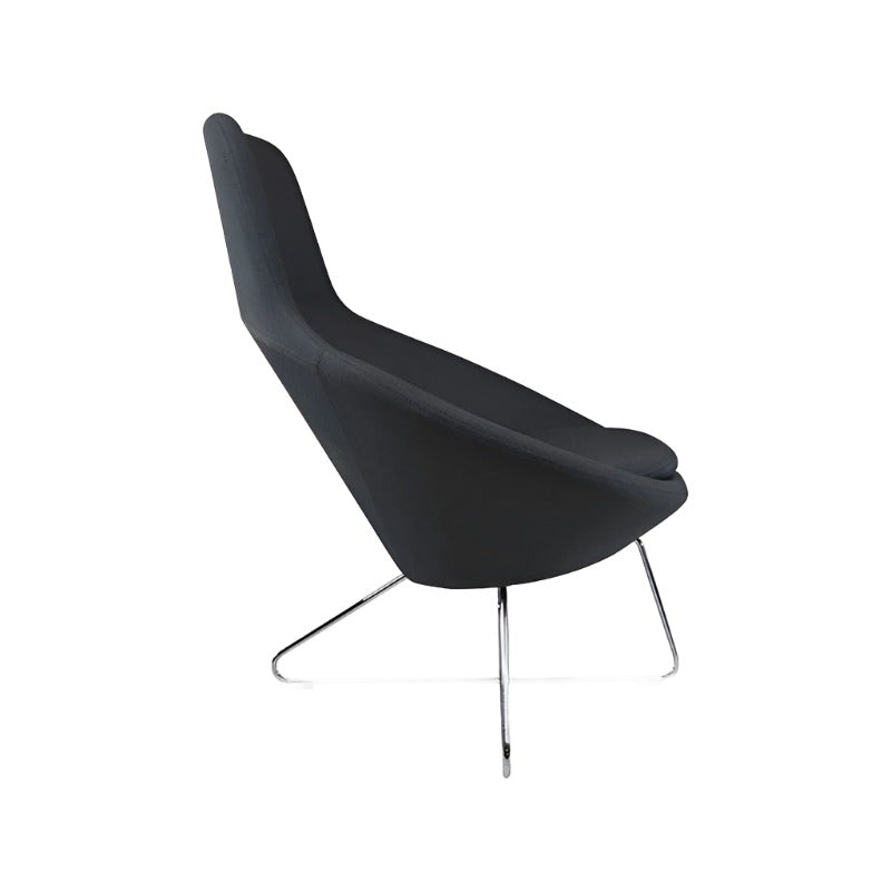 Allermuir: Conic Meeting Chair in Grey Fabric - Refurbished