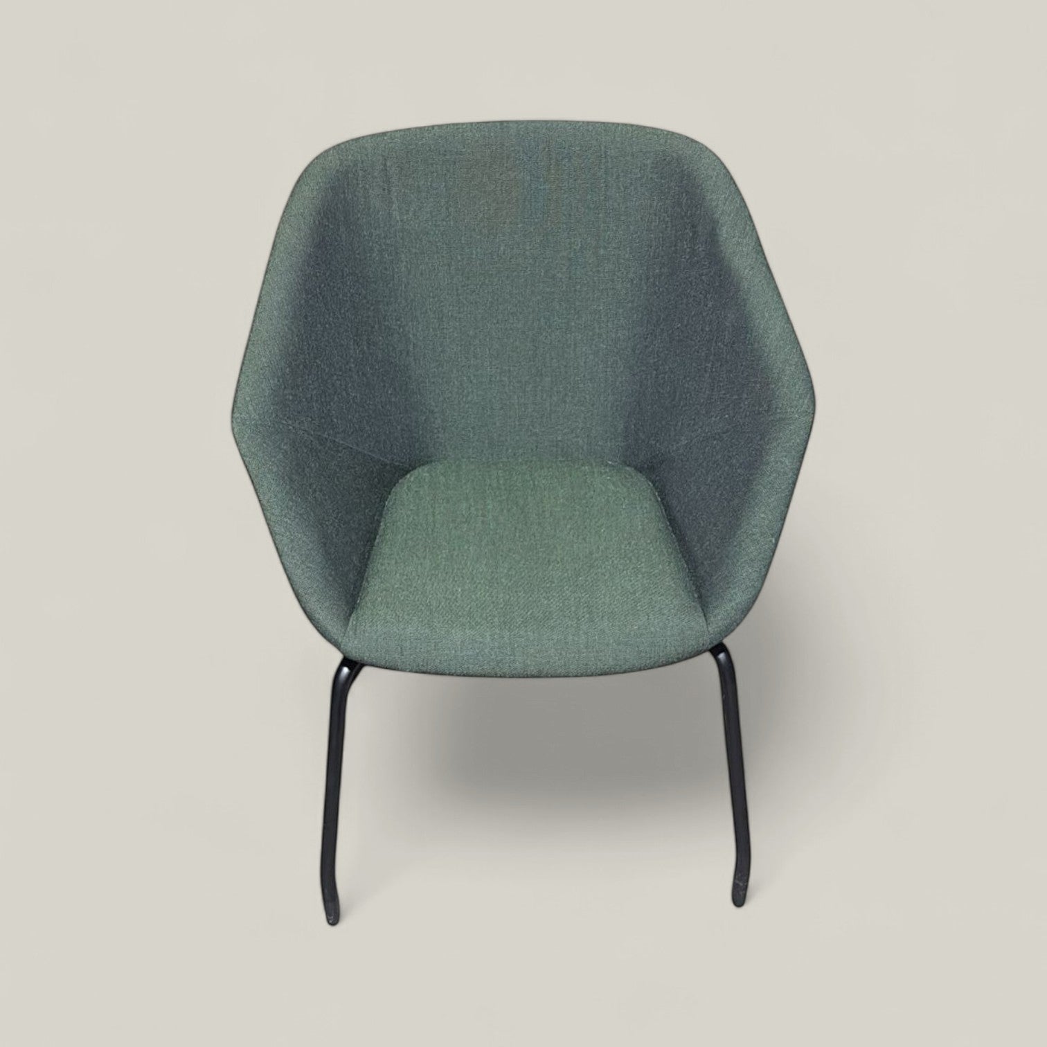 Allermuir: FortySeven Green Lounge/Visitors Chair - Refurbished