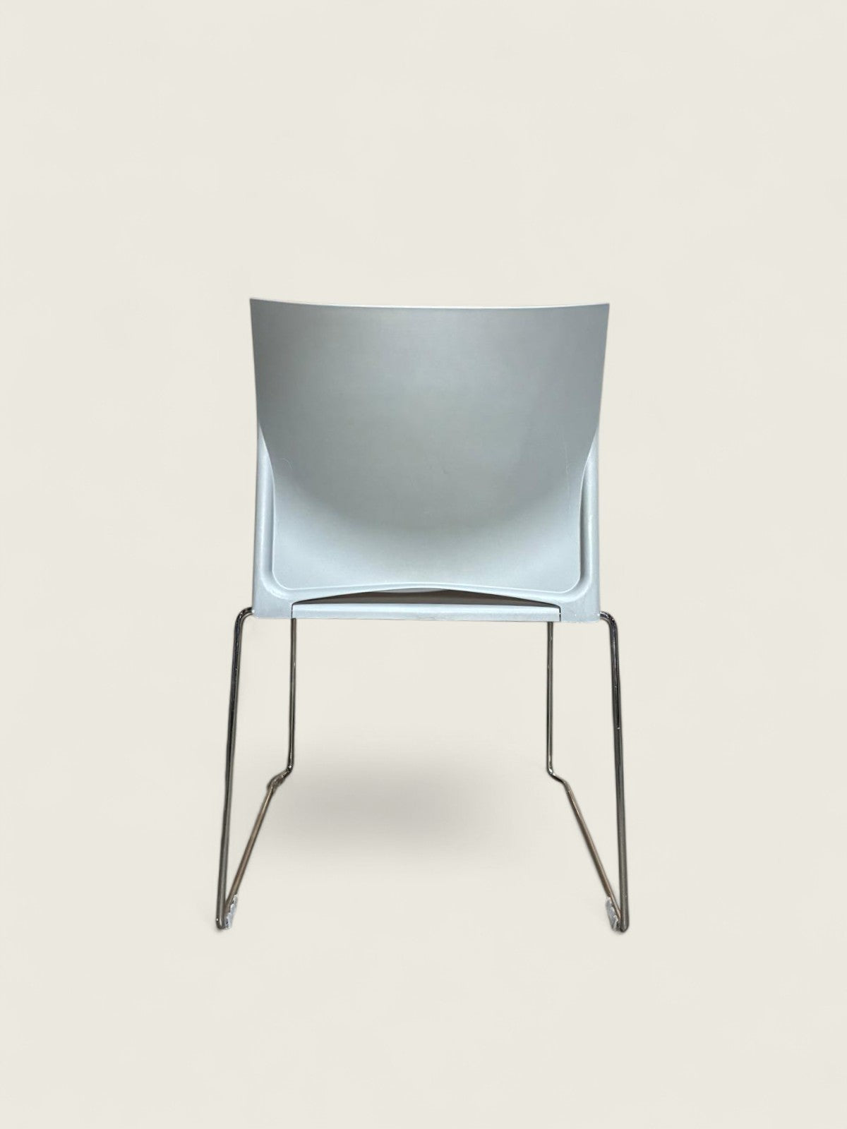 <tc>Connection</tc>: Chaise visiteur grise - Reconditionnée
