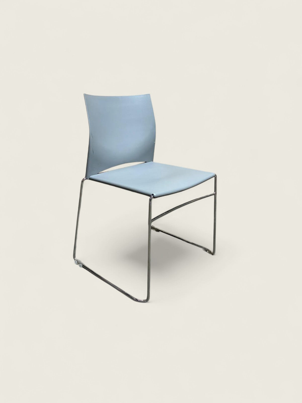 <tc>Connection</tc>: Chaise visiteur grise - Reconditionnée
