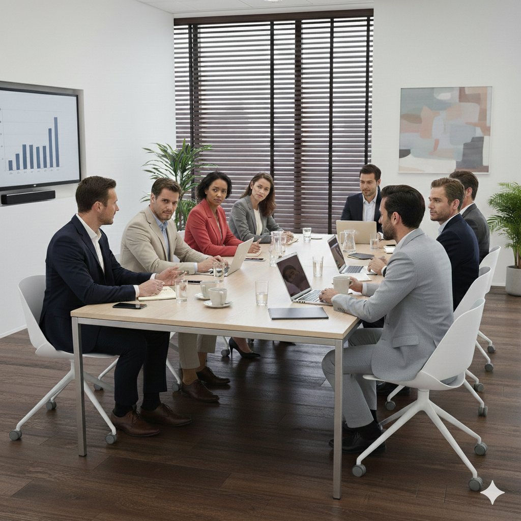 Humanscale: White Trea Side Chair on casters - Refurbished