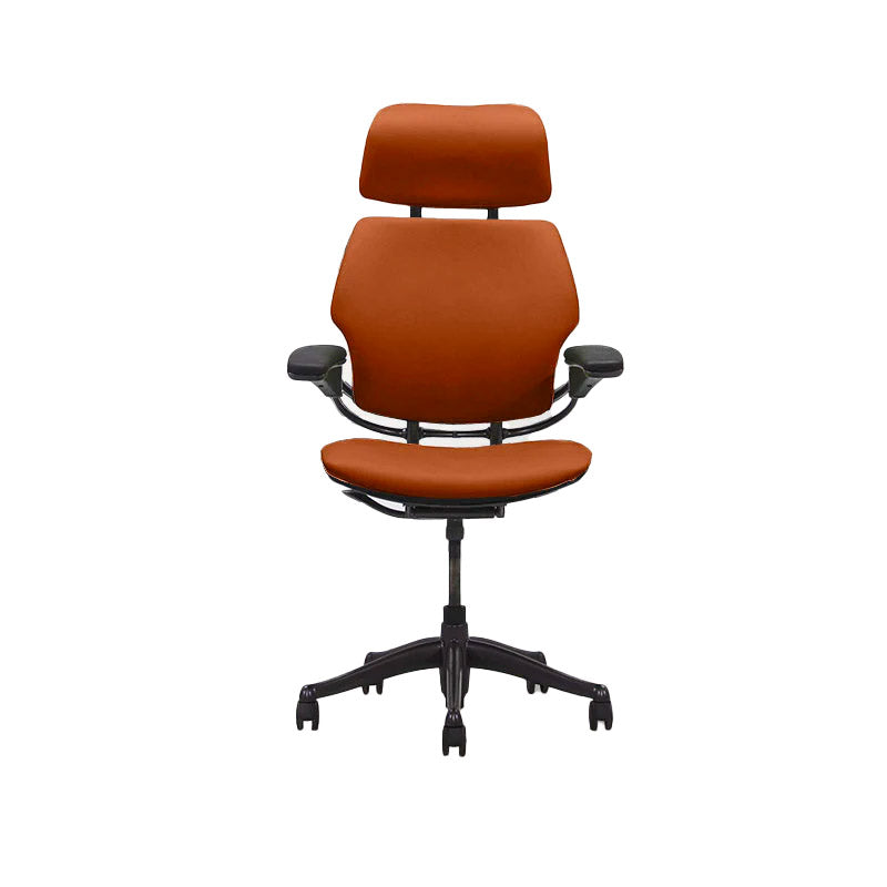 Humanscale: Freedom Headrest High Back Task Chair - Tan Leather - Refurbished