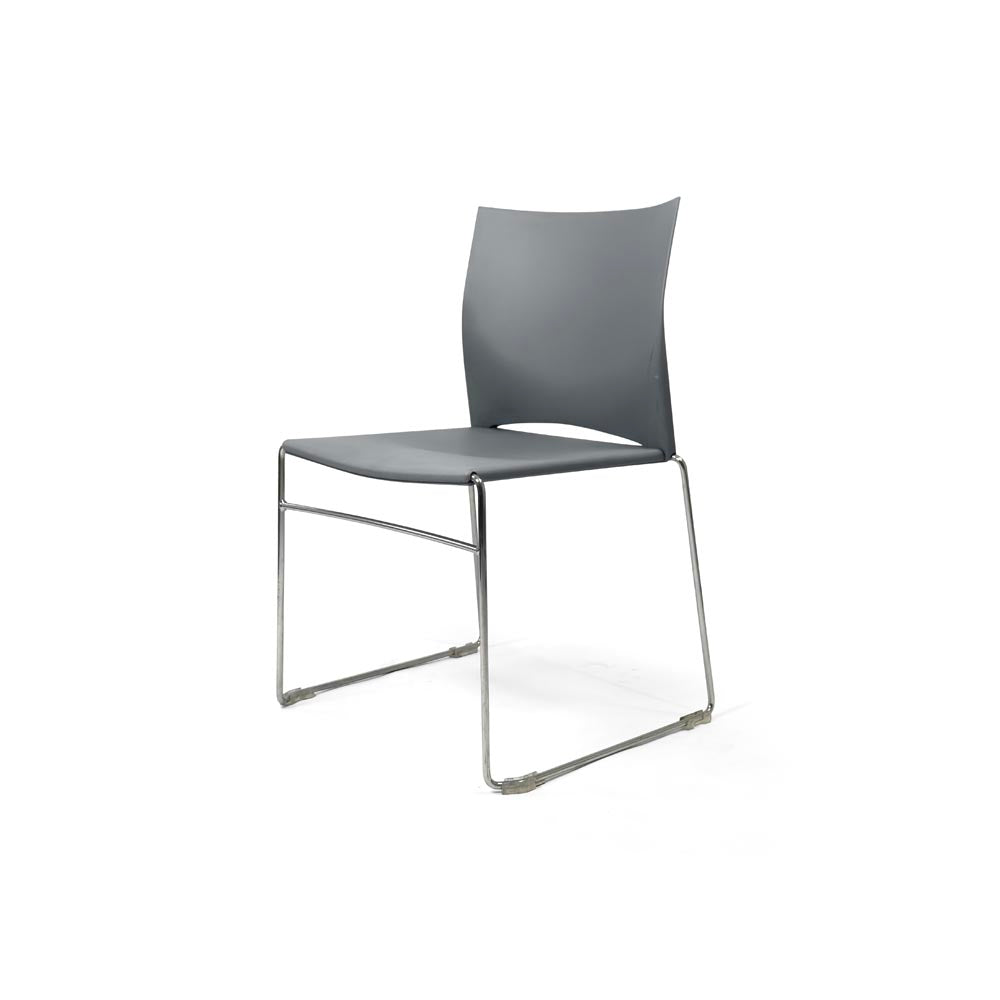 <tc>Herman Miller</tc>: Chaise empilable Pronta grise - Reconditionnée