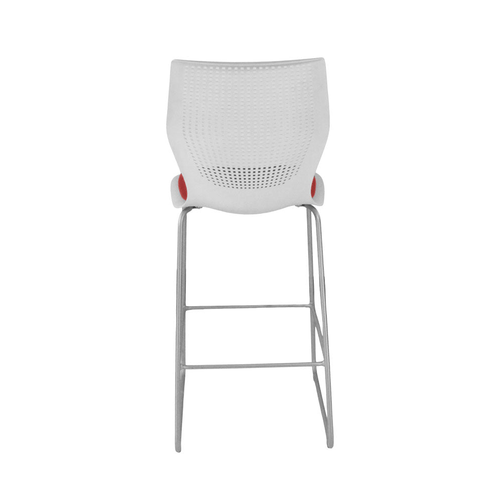 Knoll : Tabouret multigénération en tissu rouge - Reconditionné