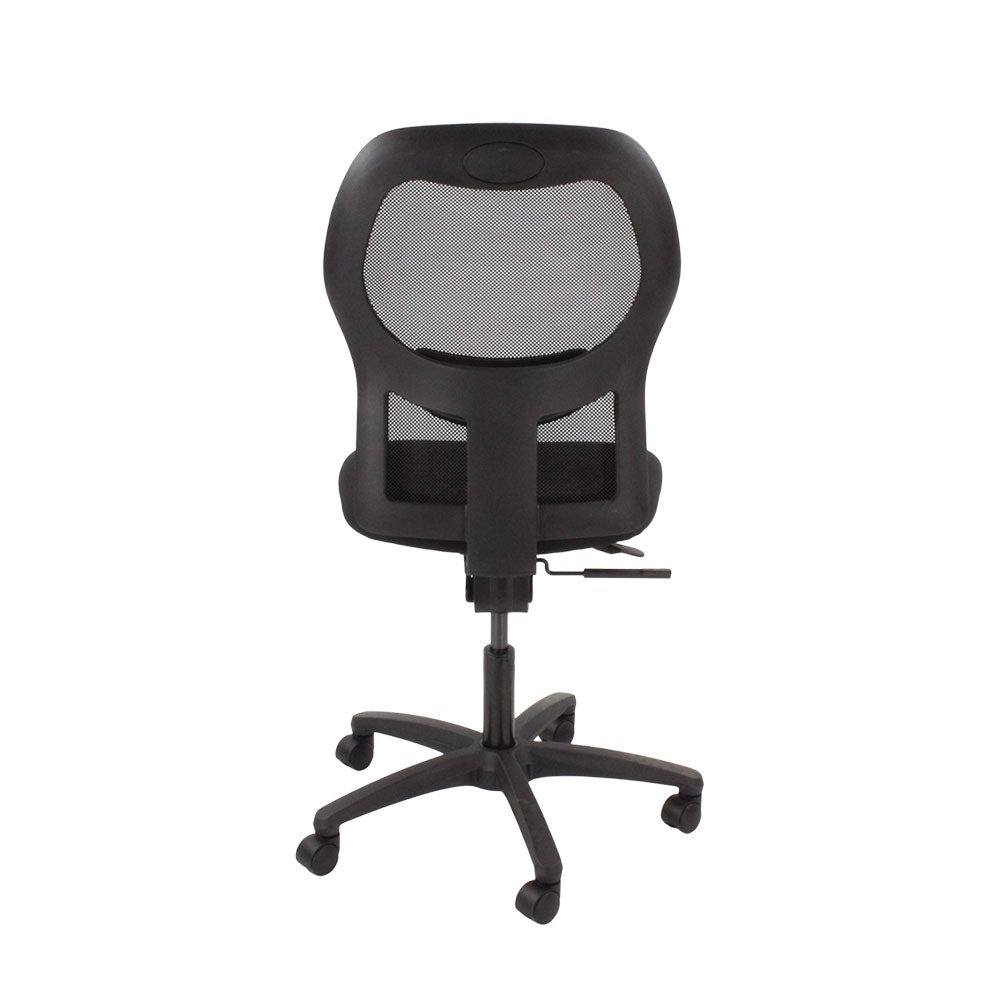 Ahrend: 160 Type Task Chair in Black Fabric Without Arms - Refurbished