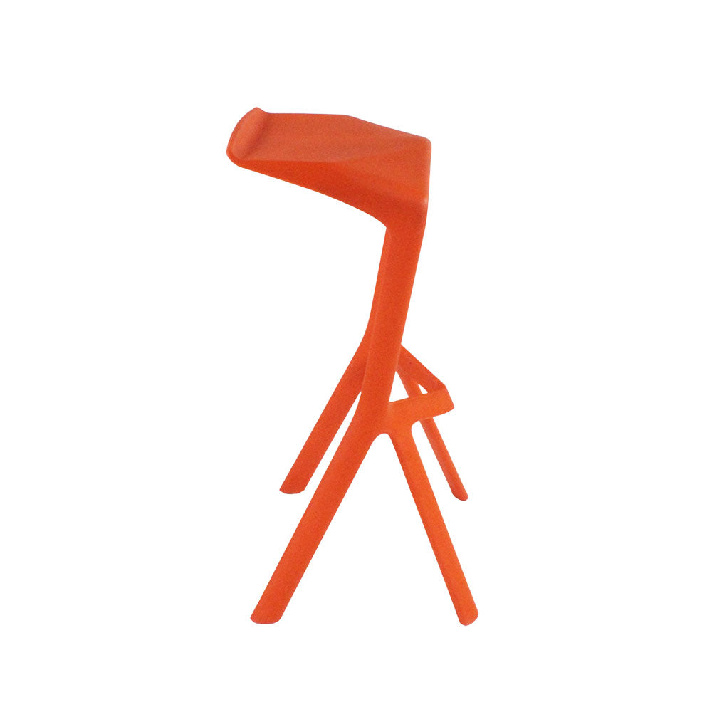 Plank: Miura Stool in Pure Orange - Refurbished