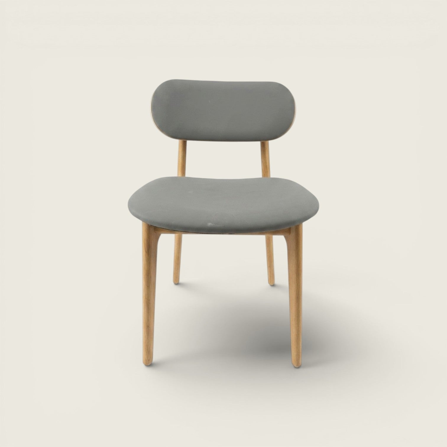 Modus : Visiteurs/Chaise d'appoint en tissu gris - Remis à neuf