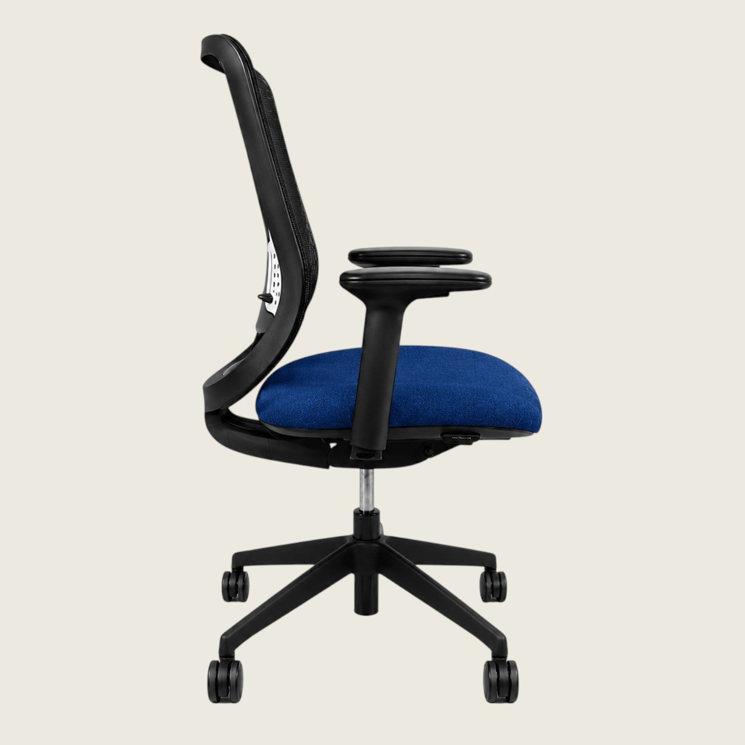 Orangebox : Do - Chaise de travail en tissu bleu - Remis à neuf