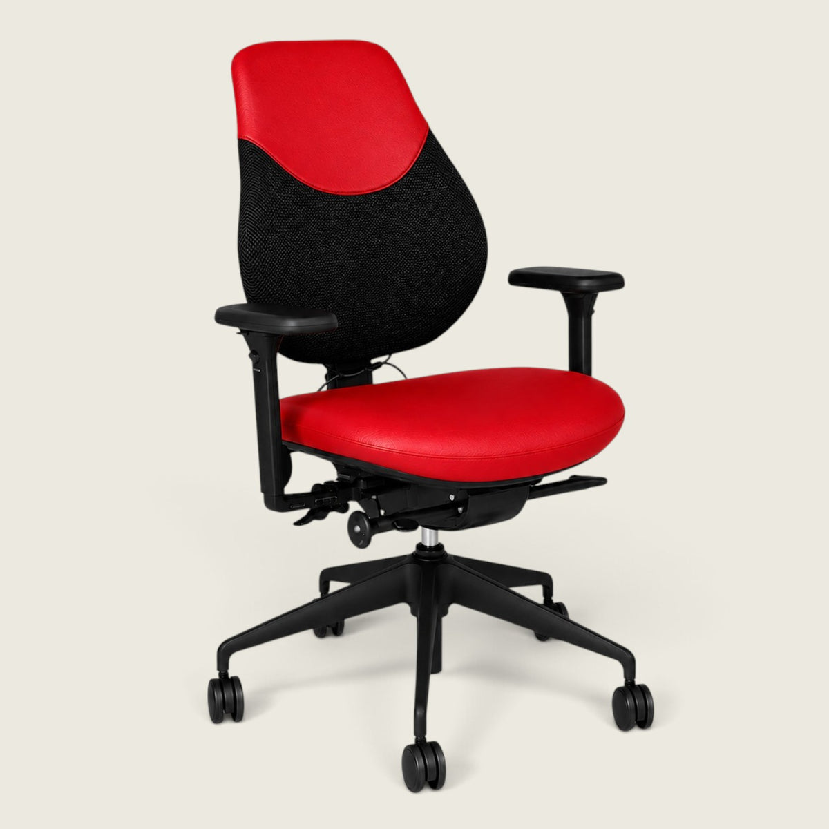 OrangeBox: Flo Office Chair in Red Fabric - Refurbished