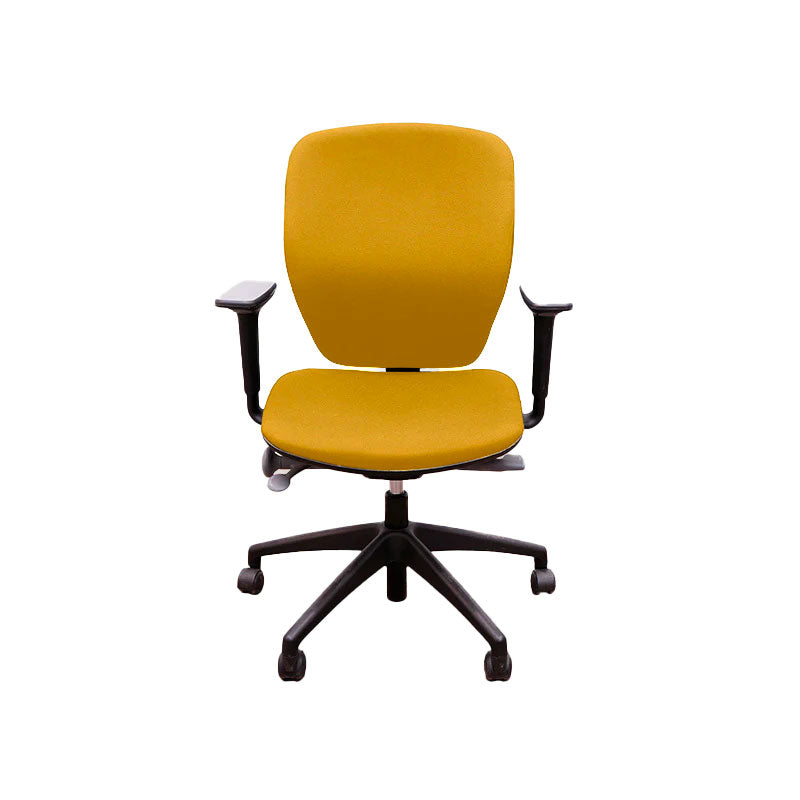 Orangebox : Chaise de travail Joy-02 en tissu jaune - Reconditionné