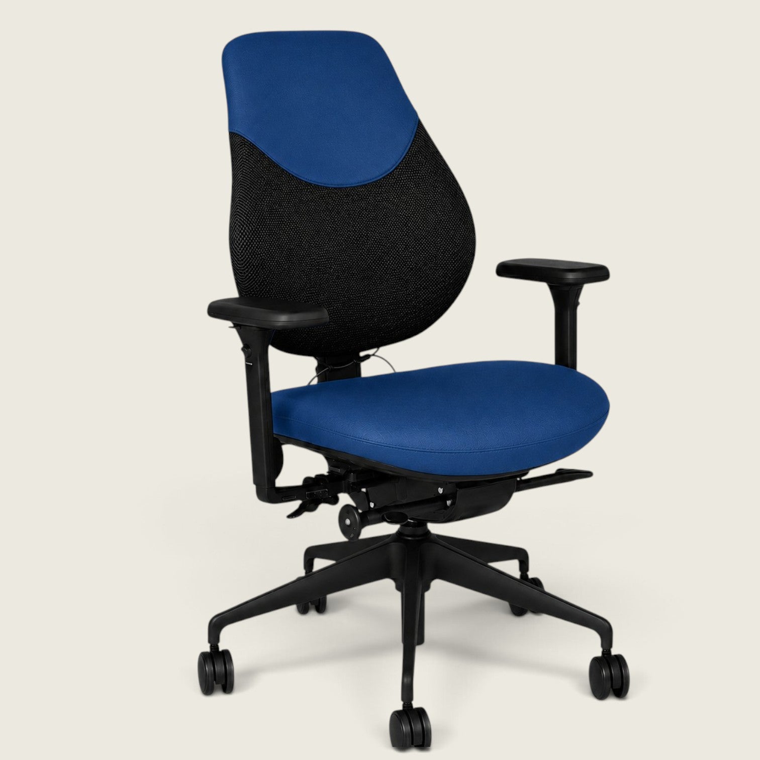 OrangeBox: Flo Office Chair in Blue Fabric - Refurbished