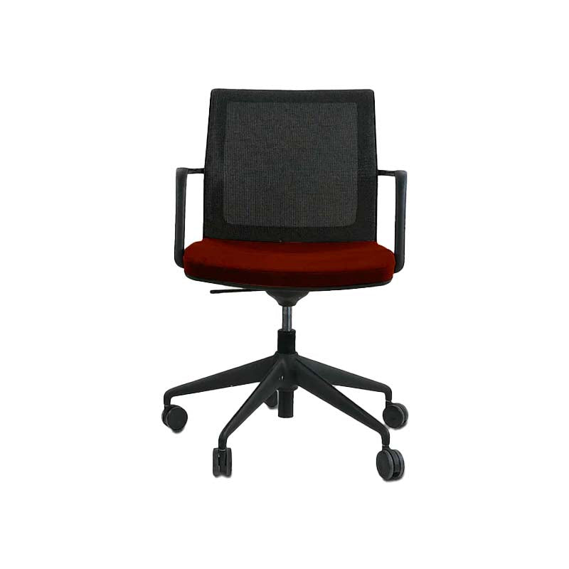 Orangebox : Workday Lite Work in Tan Leather Task Chair - Remis à neuf