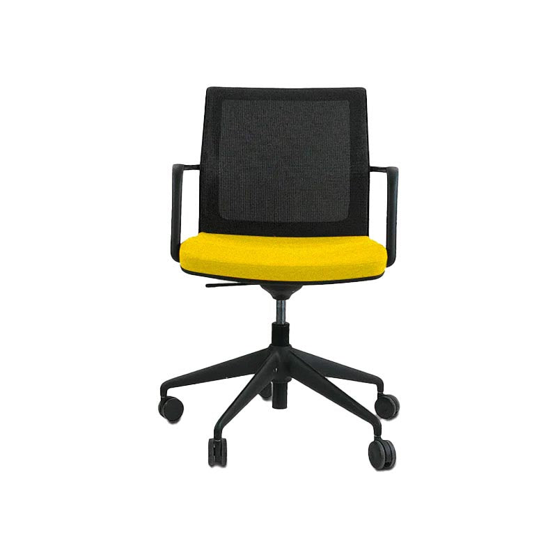 Orangebox : Workday Lite Work in Yellow Fabric Task Chair - Remis à neuf
