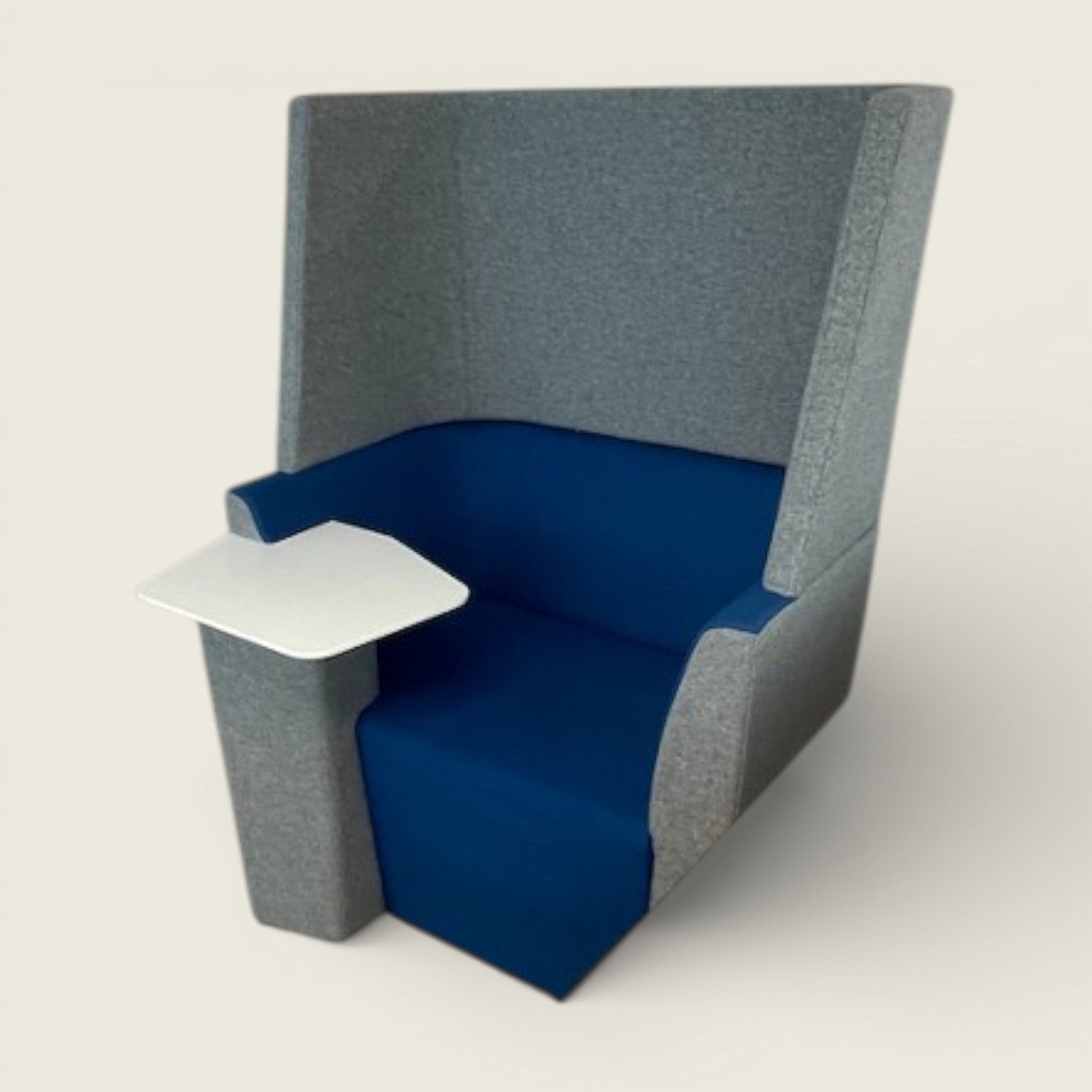 Orangebox : Canapé simple à dossier haut gris et bleu Away From The Desk (AFTD) : - Remis à neuf (copie)