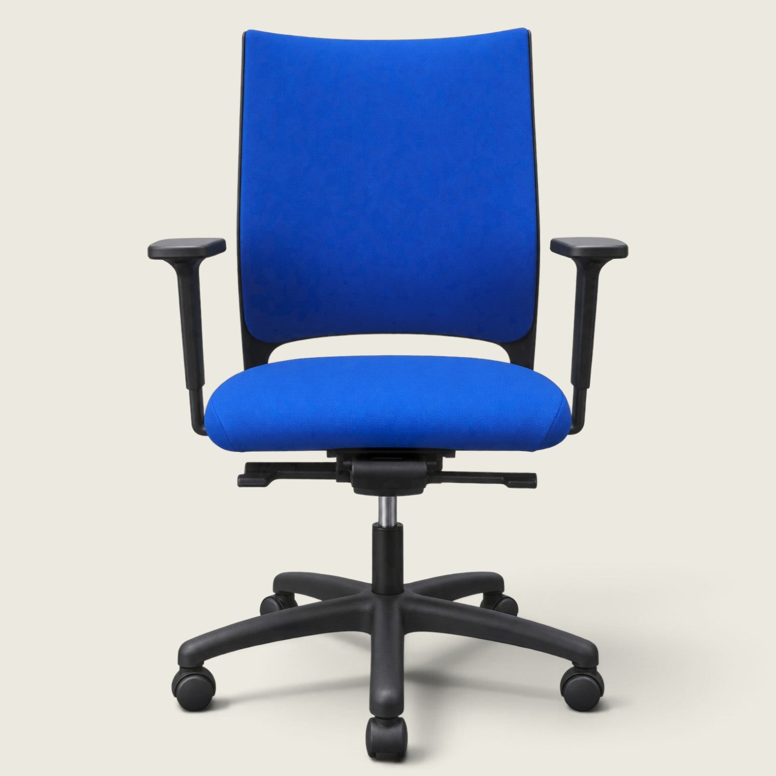 Sedus: Quarterback Task Chair in Blue Fabric with a Blue Fabric Back - Refurbished