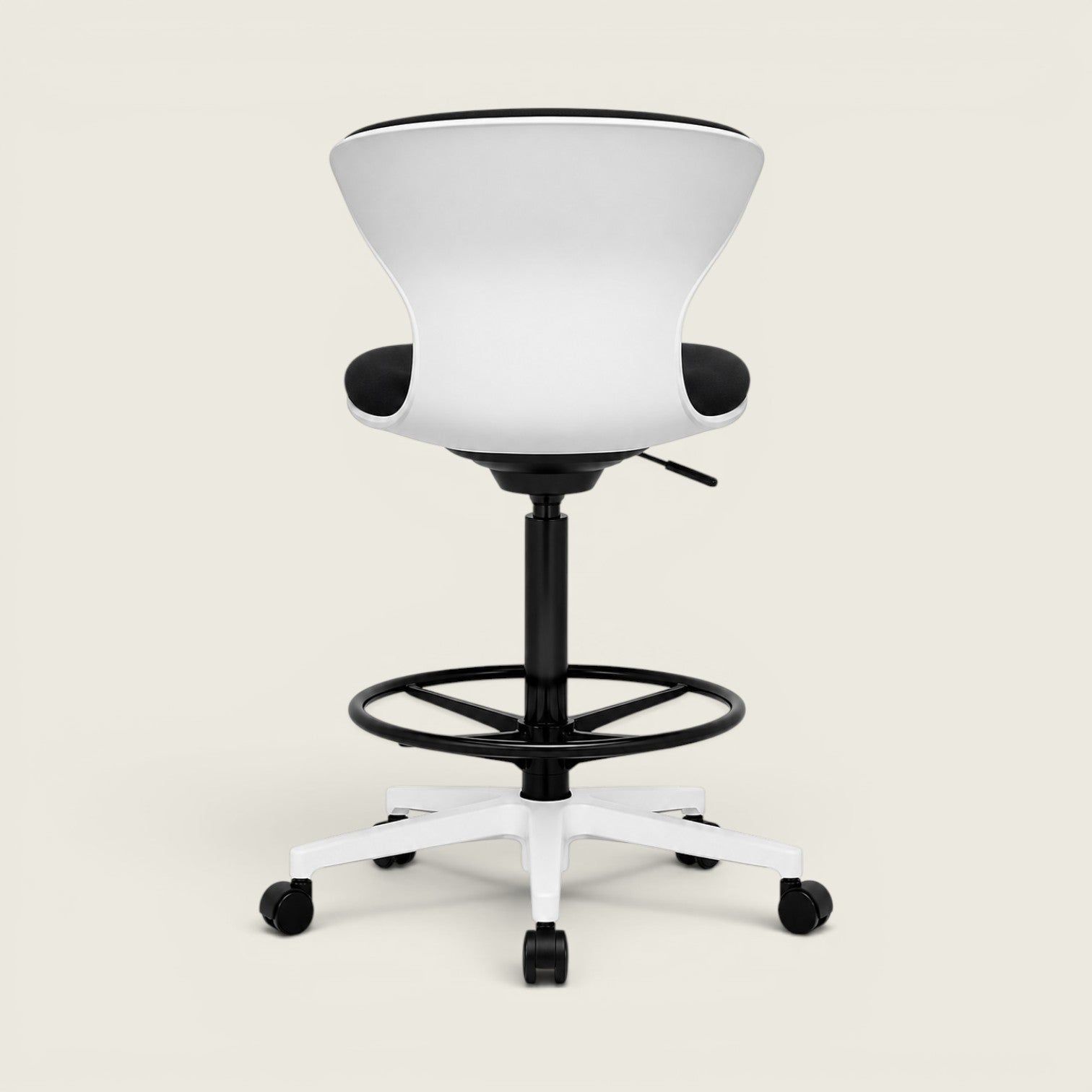 Sedus: se:flex Counter Chair in a White Back shell and Black Seat - Refurbished