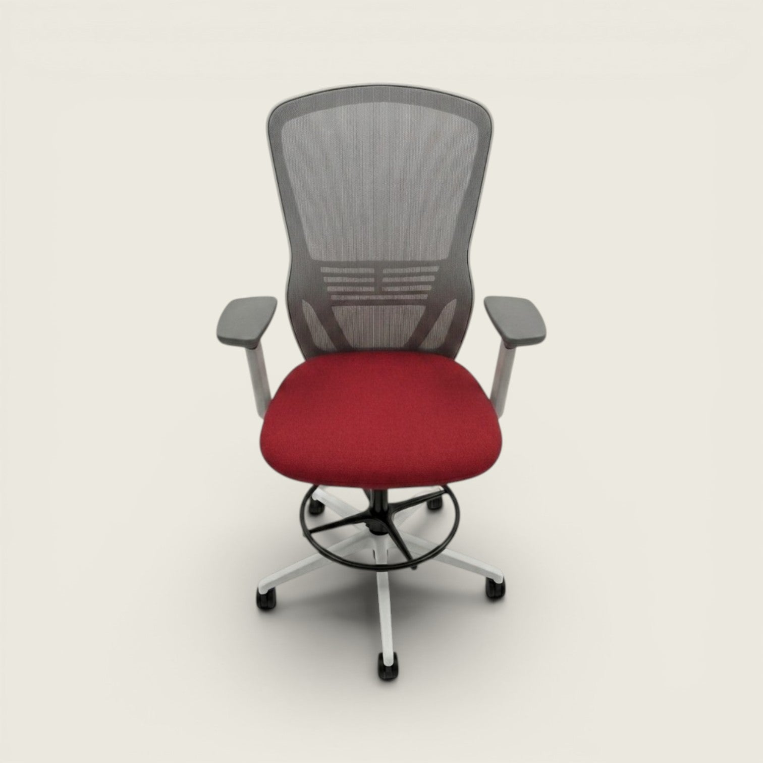 <tc>Senator</tc>Chaise de dessinateur Ousby rouge - Remise à neuf
