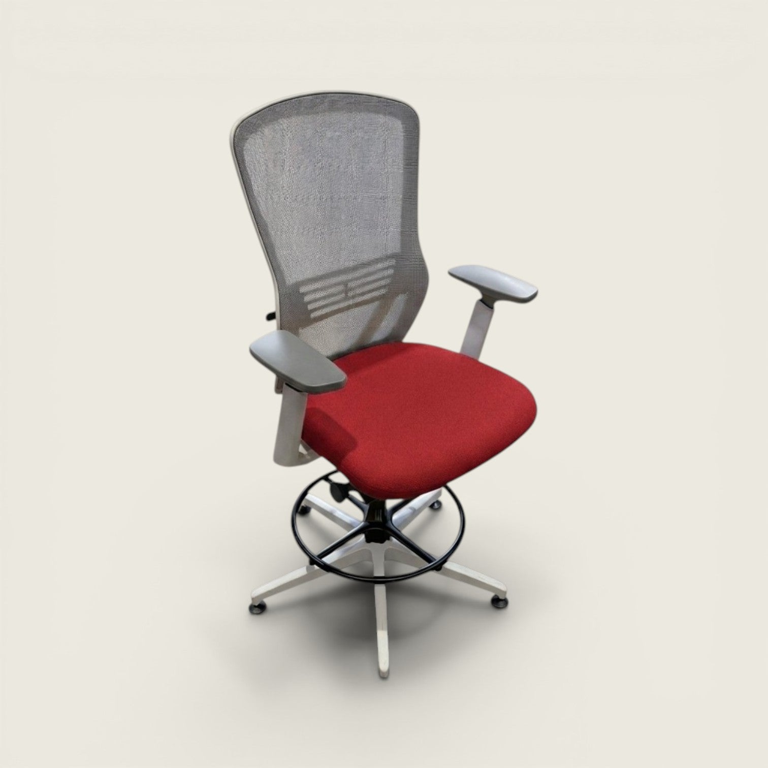 <tc>Senator</tc>Chaise de dessinateur Ousby rouge - Remise à neuf