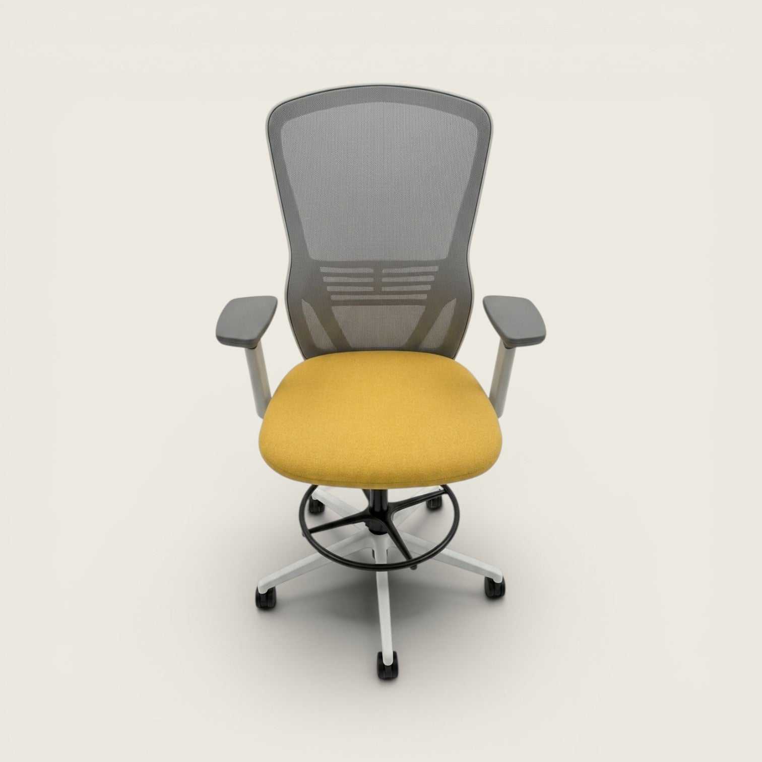 <tc>Senator</tc>Chaise de dessinateur Ousby jaune - Remise à neuf