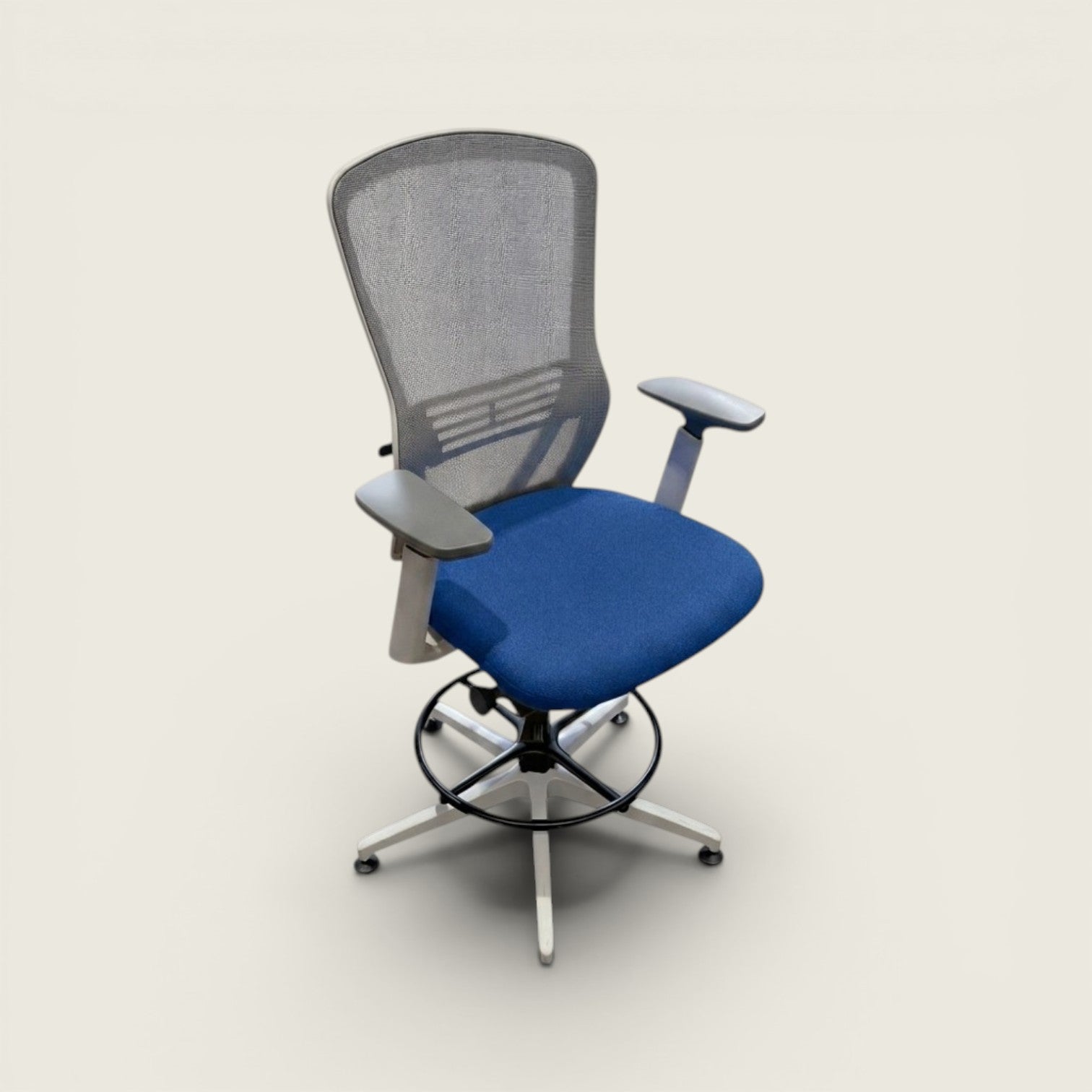 <tc>Senator</tc>Chaise de dessinateur Ousby bleue - Remise à neuf