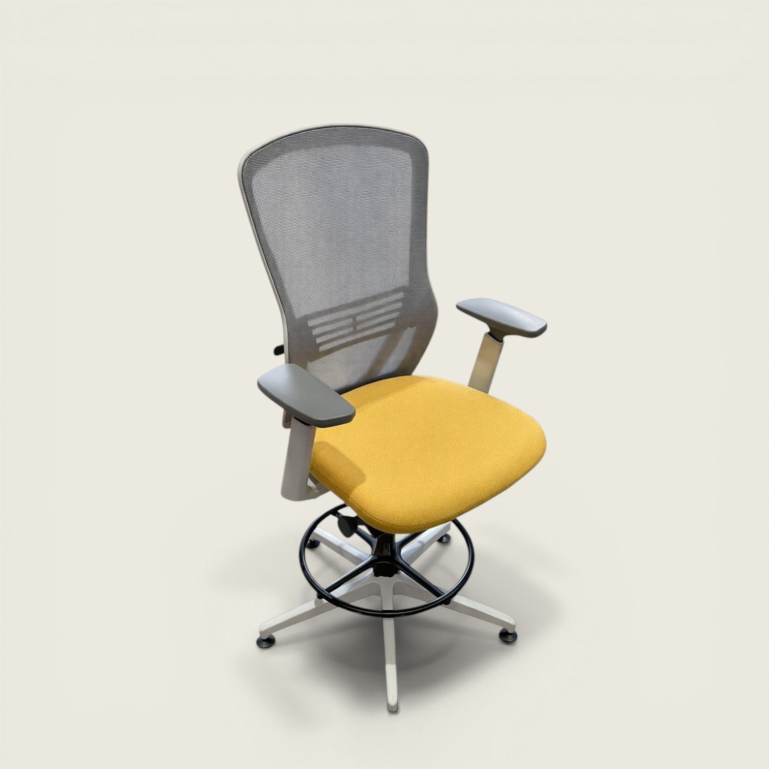 <tc>Senator</tc>Chaise de dessinateur Ousby jaune - Remise à neuf