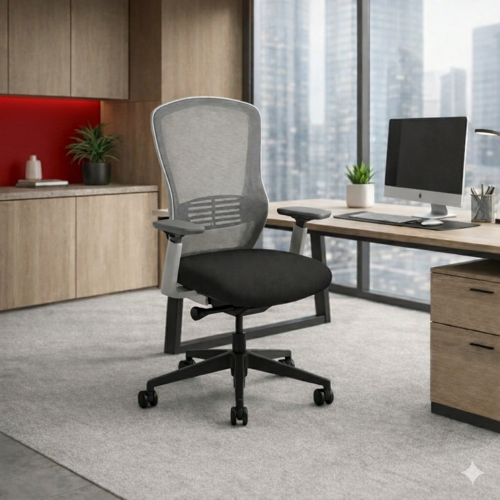 Senator: Ousby Task Chair in Black - Refurbished