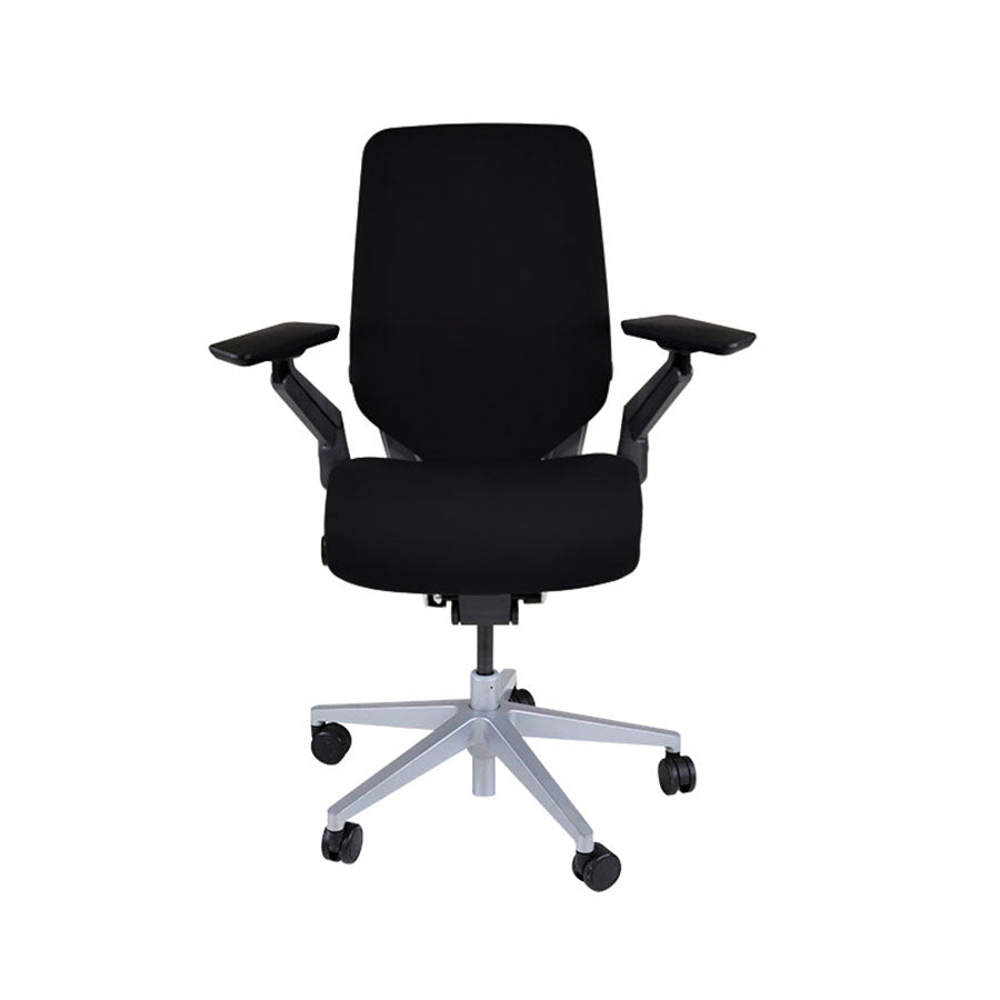 Steelcase : Chaise de Bureau Ergonomique Gesture - Tissu Noir - Reconditionnée