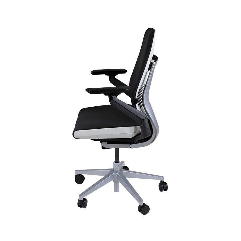 Steelcase : Chaise de bureau ergonomique Gesture - Tissu gris - Reconditionné