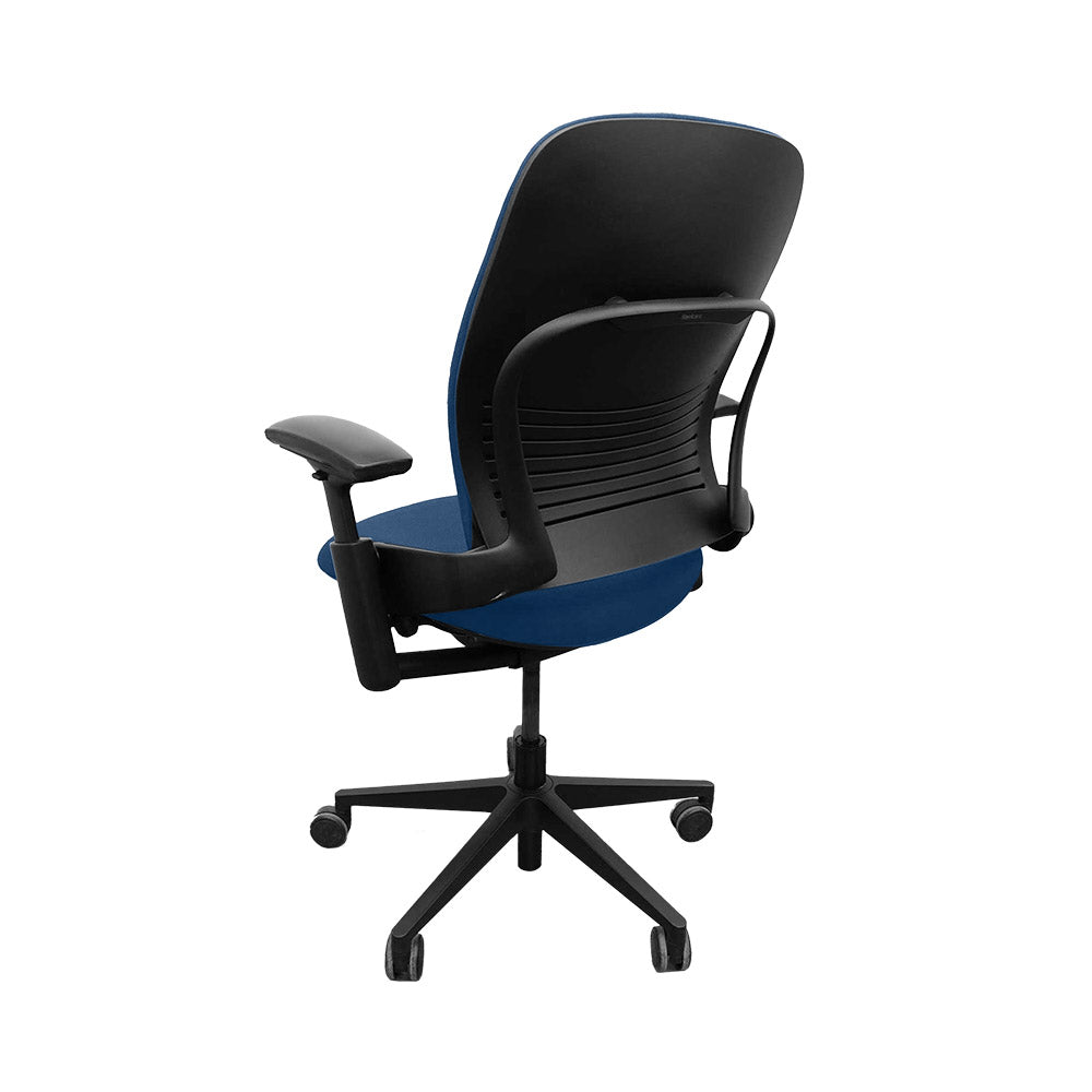 Steelcase : Chaise de bureau Leap V2 - Tissu bleu - Reconditionnée