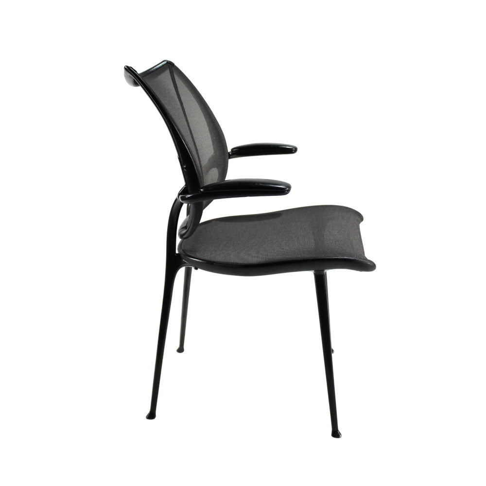 <tc>Humanscale</tc>: <tc>Liberty</tc> Chaise d'appoint avec structure en aluminium - Remis à neuf