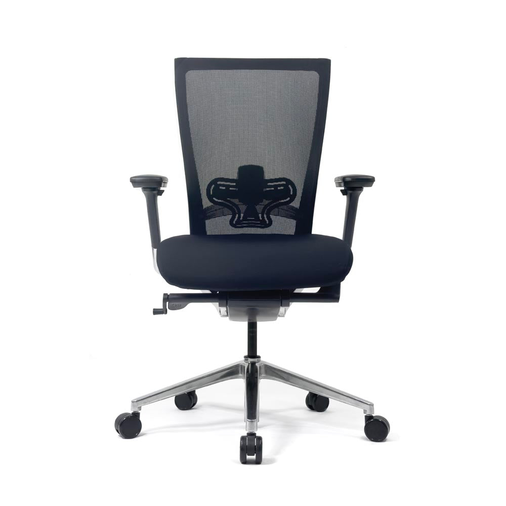 Techo: chaise de tâche Sidiz en tissu noir - rénové