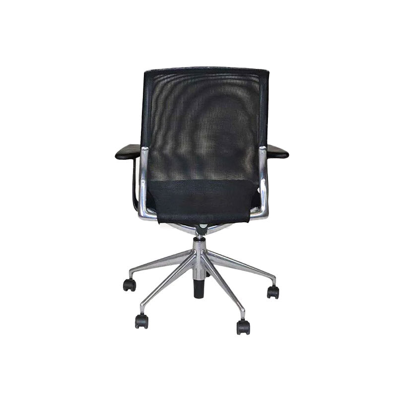 Vitra : Chaise de bureau Meda avec cadre entièrement en aluminium - Remis à neuf