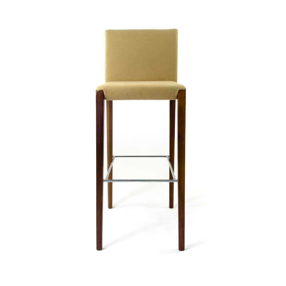 <tc>Walter Knoll</tc>: Tabouret de bar Andoo en tissu beige - Reconditionné