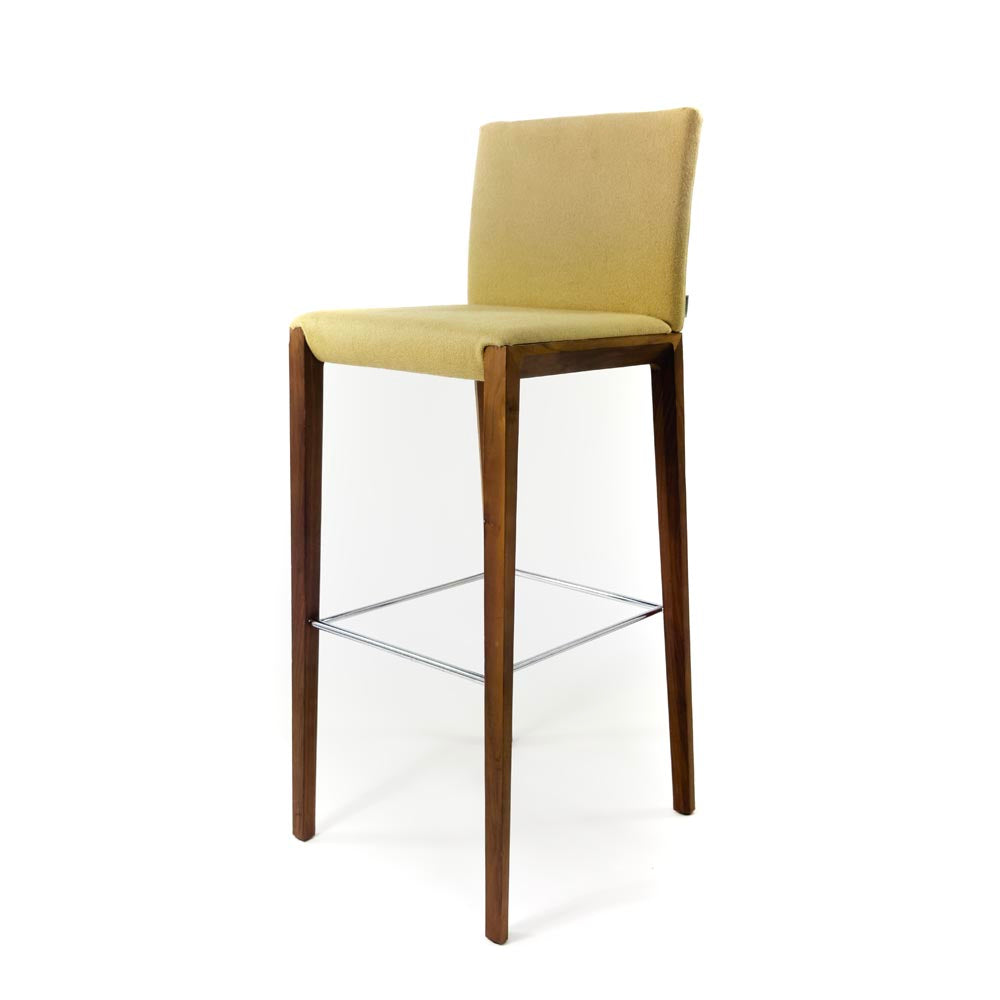 <tc>Walter Knoll</tc>: Tabouret de bar Andoo en tissu beige - Reconditionné
