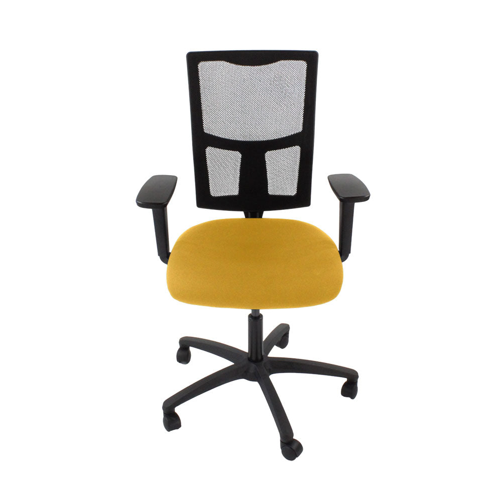 TOC: Ergo 2 Task Chair in Yellow Fabric - Refurbished