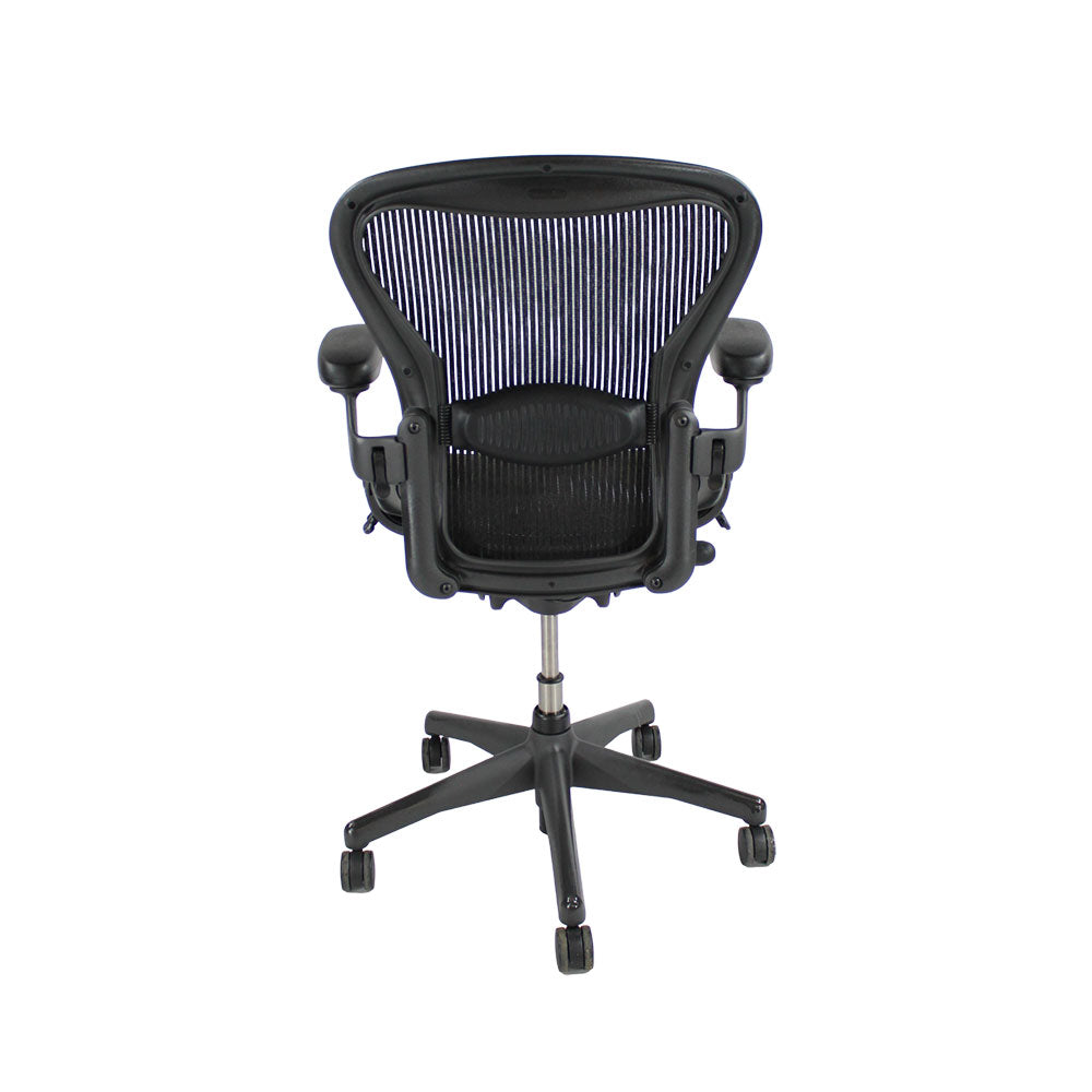 Herman Miller : Aeron - Taille B - Full House (Graphite) - Remis à neuf