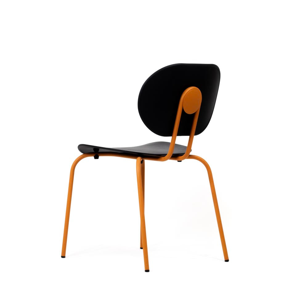 Hari: Chaise de salle à manger de jambe à 4 pli - rénové